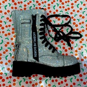 Postergirl Billionaire Bling Boots - Dollskill